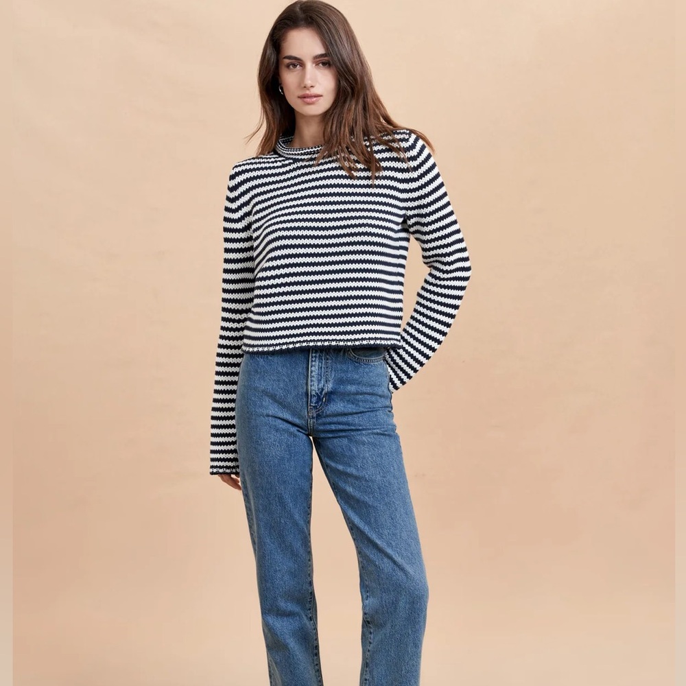 La Ligne Mini Marina Fine Stripe Sweater
